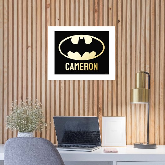 Batman Symbol | Bat Oval Logo Folie Afdrukken