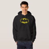 Batman Symbol | Bat Oval Logo Hoodie (Voorkant volledig)