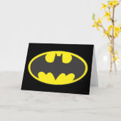 Batman Symbol | Bat Oval Logo Kaart (Gele Bloem)