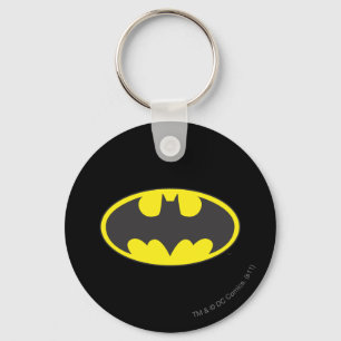 Batman Symbol   Bat Oval Logo Sleutelhanger
