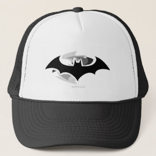 Batman Symbol   Black Shadow Logo Trucker Pet