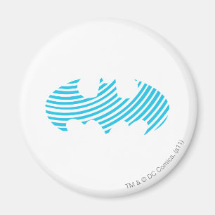 Batman Symbol Blauwe streep Logo Magneet