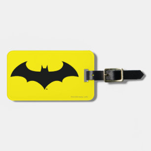 Batman Symbol   Eenvoudig BBT Silhouette-Logo Bagagelabel