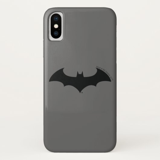 Batman Symbol | Eenvoudig BBT Silhouette-Logo Case-Mate iPhone Case (Achterkant)
