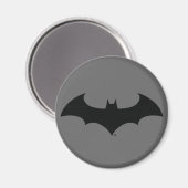 Batman Symbol | Eenvoudig BBT Silhouette-Logo Magneet (Voorkant / Achterkant)