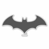 Batman Symbol | Eenvoudig BBT Silhouette-Logo Sticker (Voorkant)
