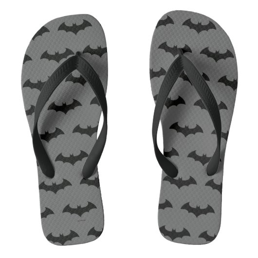 Batman Symbol | Eenvoudig BBT Silhouette-Logo Teenslippers (Voetbed)