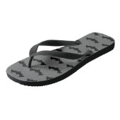Batman Symbol | Eenvoudig BBT Silhouette-Logo Teenslippers (Schuin)
