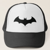 Batman Symbol | Eenvoudig BBT Silhouette-Logo Trucker Pet (Voorkant)