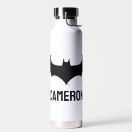 Batman Symbol | Eenvoudige baat | Jouw namen toevo Waterfles