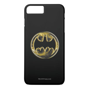 Batman Symbol   Goud Logo iPhone 8 Plus / 7 Plus Hoesje