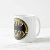 Batman Symbol | Goud Logo Koffiemok (Voorkant rechts)