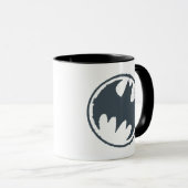 Batman Symbol | Grunge Logo Mok (Voorkant rechts)
