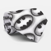 Batman Symbol | Halftone Logo Stropdas (Opgerold)