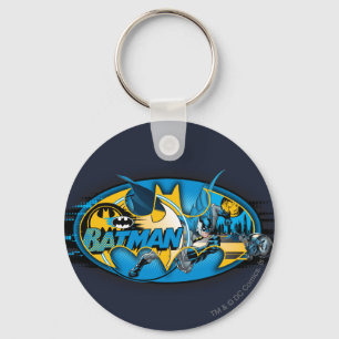 Batman Symbol Klassieke collage Logo Sleutelhanger