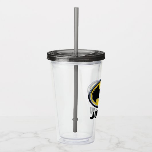 Batman Symbol | Klassieke Logo Acryl Drinkbeker (Rechts)