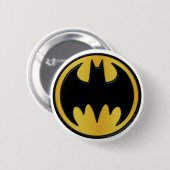 Batman Symbol | Klassieke Logo Ronde Button 5,7 Cm (Voorkant /achterkant)
