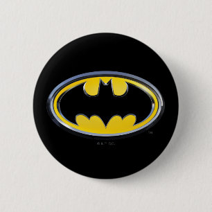 Batman Symbol Klassieke Logo Ronde Button 5,7 Cm