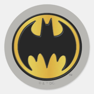 Batman Symbol Klassieke Logo Ronde Sticker