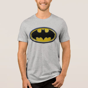 Batman Symbol Klassieke Logo Tri-Blend Shirt