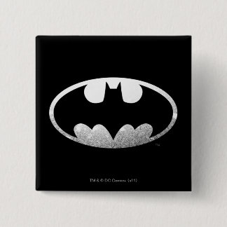 Batman Symbol | Kornachtige Logo Vierkante Button 5,1 Cm