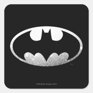 Batman Symbol   Kornachtige Logo Vierkante Sticker