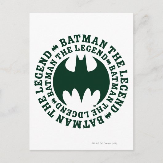 Batman Symbol | Legende Logo Briefkaart (Voorkant)