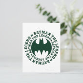 Batman Symbol | Legende Logo Briefkaart (Staand voorkant)