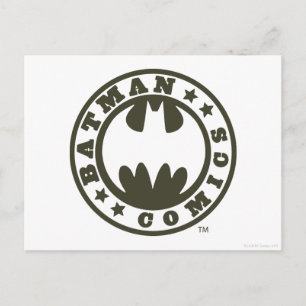 Batman Symbol Logo Comics Briefkaart