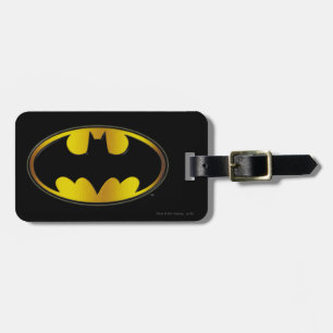 Batman Symbol   Ovale gradiënt Logo Bagagelabel