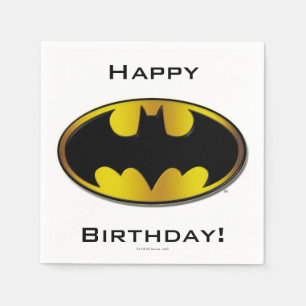 Batman Symbol   Ovale gradiënt Logo Servet