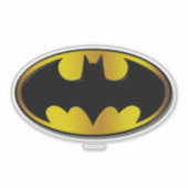 Batman Symbol | Ovale gradiënt Logo Sticker (Voorkant)