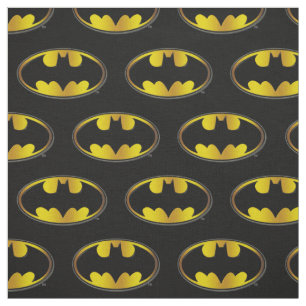 Batman Symbol   Ovale gradiënt Logo Stof