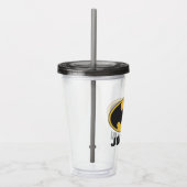 Batman Symbol | Ovale Logo Acryl Drinkbeker (Rechts)