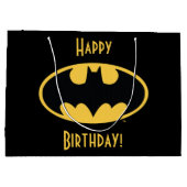 Batman Symbol | Ovale Logo Groot Cadeauzakje (Achterkant)