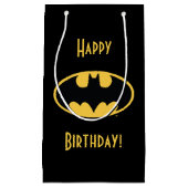 Batman Symbol | Ovale Logo Klein Cadeauzakje (Voorkant)