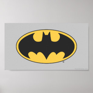 Batman Symbol   Ovale Logo Poster