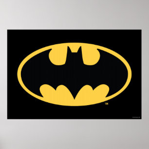 Batman Symbol   Ovale Logo Poster