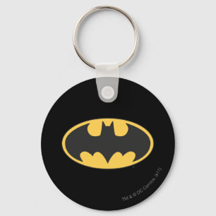 Batman Symbol   Ovale Logo Sleutelhanger