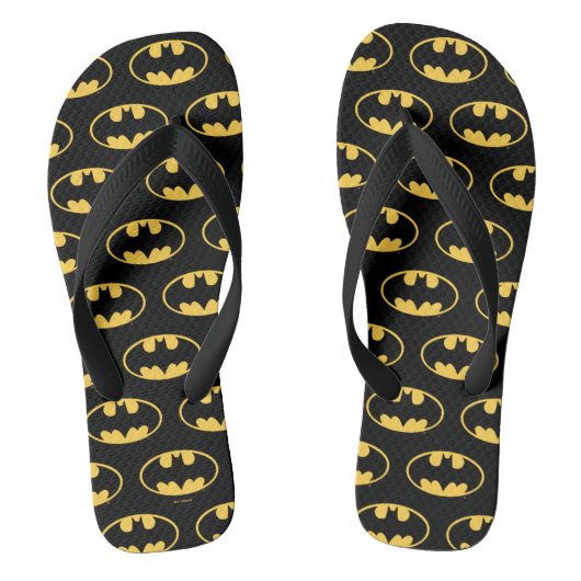 Batman Symbol | Ovale Logo Teenslippers (Voetbed)