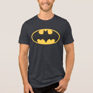 Batman Symbol Ovale Logo Tri-Blend Shirt