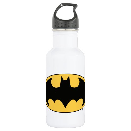 Batman Symbol | Ovale Logo Waterfles (Voorkant)