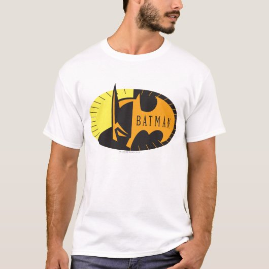 Batman Symbol | Silhouette Logo T-shirt (Voorkant)