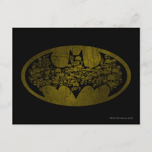 Batman Symbol | Skulls in Bat Logo Briefkaart (Voorkant)
