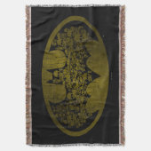 Batman Symbol | Skulls in Bat Logo Deken (Voorkant Verticaal)