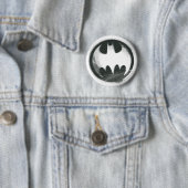 Batman Symbol | Spuitsymbool Logo Ronde Button 5,7 Cm (In situ)