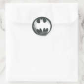 Batman Symbol | Spuitsymbool Logo Ronde Sticker (Tas)