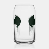Batman Symbol | Spuitverf-Logo Blikvorm Glas (Links)