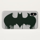 Batman Symbol | Spuitverf-Logo Case-Mate iPhone Case (Achterkant (horizontaal))
