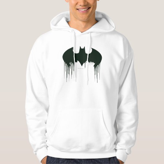 Batman Symbol | Spuitverf-Logo Hoodie (Voorkant)